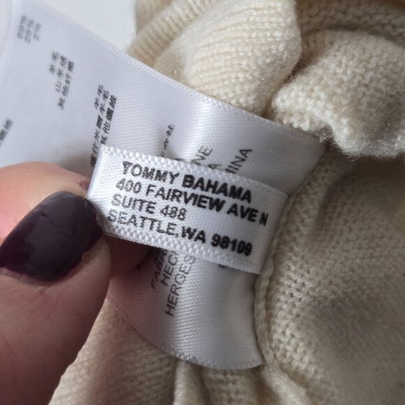 Tommy Bahama Size XS Serena Wool Cashmere Blend Pineapple Intarsia Sweater - Picture 11 of 13